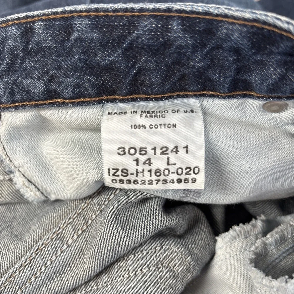 Lee Riveted Ultimate 5 Blue Jeans Women’s Size 14L 5-Pockets 100% Cotton 34x30